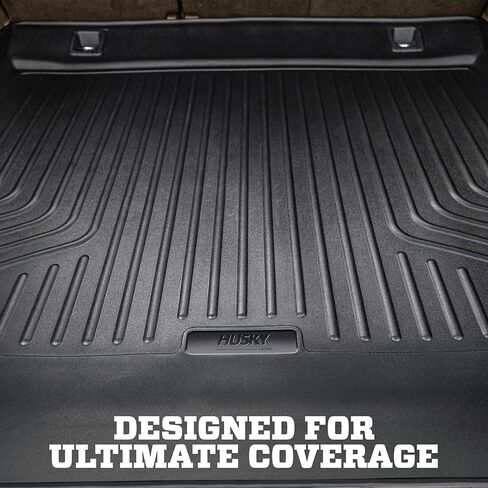 Husky Liners Weatherbeater Cargo Liner | Fits 2007-2014 Cadillac Escalade ESV/Chevrolet Suburban 1500/GMC Yukon XL 1500, 07-13 Sub/Yukon XL 2500 Behind 3rd Seat | 1-pc Tan - 28263 in Saudi Arabia