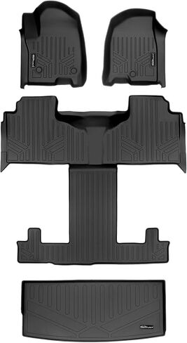 SMARTLINER 3 Rows & Cargo Liner Set Compatible with 2021-2023 Cadillac Escalade with 2nd Row Bucket Seats in Saudi Arabia