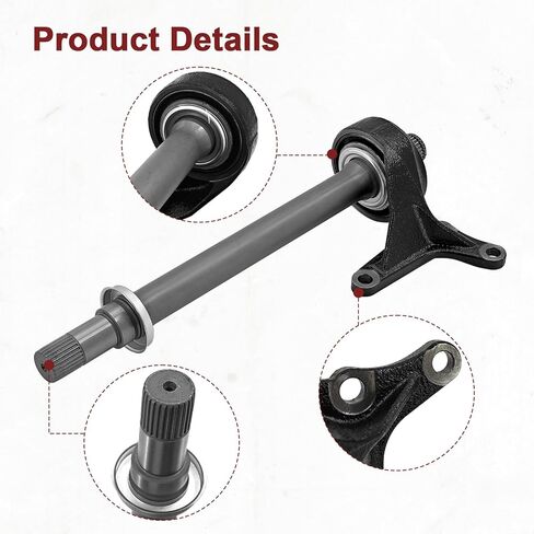 44500-SR3-J81 عمود متوسط ​​CV متوافق مع Honda CR-V 2WD 4WD LX AT 1997-2001، يناسب Acura Integra 1994-2001 استبدال #44500SR3J81 in Kuwait