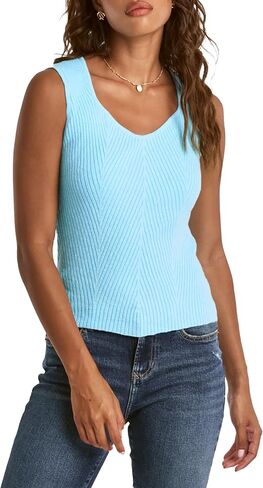 DEAR JOHN Women's Neomi Decollete Neck Tank in Saudi Arabia