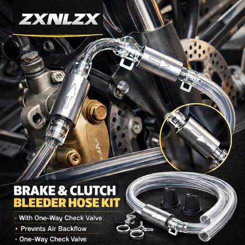 Brake Bleeder Hose - One Way Check Valve Tube Bleeding Tool Kit for Hydraulic System Bleeding for Car Motorcyle Clutch (1PCS) in Saudi Arabia