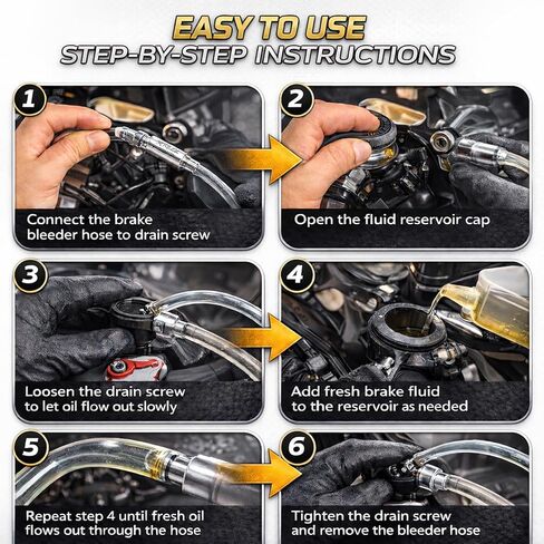 Brake Bleeder Hose - One Way Check Valve Tube Bleeding Tool Kit for Hydraulic System Bleeding for Car Motorcyle Clutch (1PCS) in Saudi Arabia
