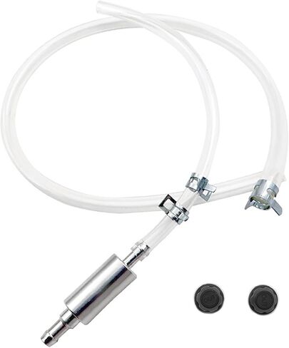 Brake Bleeder Hose, One Way Check Valve Tube Tool for Car & Motorcycle Clutch, Universal Hydraulic Brake Fluid Flush Line with Transparent Tube & Metal Clips (1 Set) in Saudi Arabia