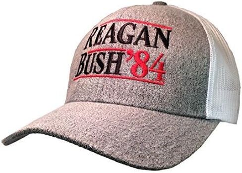Trenz Shirt Company Reagan Bush 84 Campaign Adult Trucker Hat Army Camo/Black in Saudi Arabia