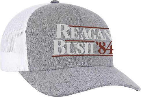 Trenz Shirt Company Reagan Bush 84 Campaign Adult Trucker Hat Army Camo/Black in Saudi Arabia