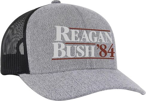 Trenz Shirt Company Reagan Bush 84 Campaign Adult Trucker Hat Army Camo/Black in Saudi Arabia