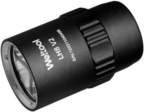 رأس ضوء السلاح Weltool LH8 5700K، 83900 cd 1250 lm لجسم W65/W35 أو Surefire M600DF، لون أسود in Kuwait