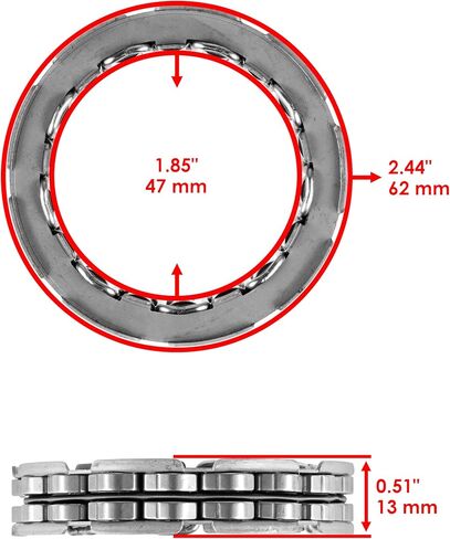 Caltric Clutch Housing One Way Bearing Compatible with Honda Rancher 350 TRX350FE TRX350FM 2000-2006 / Rancher 350 TRX350TE ES 2000-2006 in Saudi Arabia