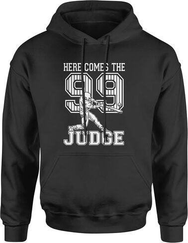 Here Comes The Judge 99 NY Baseball Unisex Adult Hoodie, Soft Fleece, Graphic Pullover in Saudi Arabia