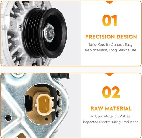 New Alternator for Jeep TJ 4.0L 2000, Wrangler 4.0L 2000, AND0252 400-52311 56041565AA in Saudi Arabia