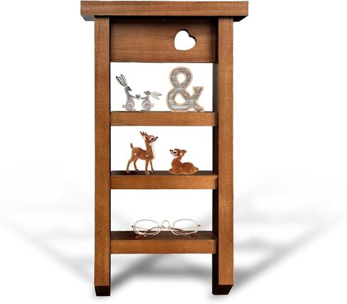 رف حلية على شكل قلب عتيق، أرفف لديكور الحائط، أرفف خشبية عائمة، رف جدران سلم ضيق، منظم ديكور مثبت على الحائط، لغرفة النوم، وغرفة المعيشة، والحمام، والمطبخ in Kuwait