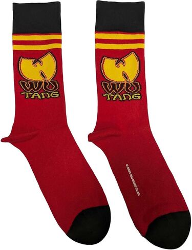 Wu-Tang Clan 'Wu-Tang Stripes' (Red) Socks (One Size = UK 7-11), Red, One Size in Saudi Arabia