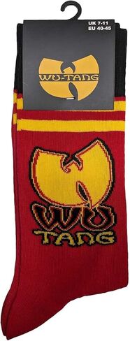 Wu-Tang Clan 'Wu-Tang Stripes' (Red) Socks (One Size = UK 7-11), Red, One Size in Saudi Arabia
