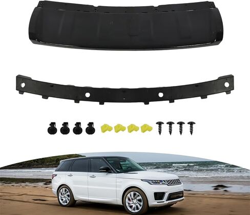غطاء لوحة انزلاقية للمصد الأمامي باللون الأسود اللامع متوافق مع مجموعة 2018-2022 Sport LR109870 in Saudi Arabia