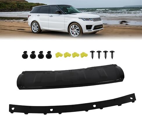 غطاء لوحة انزلاقية للمصد الأمامي باللون الأسود اللامع متوافق مع مجموعة 2018-2022 Sport LR109870 in Saudi Arabia
