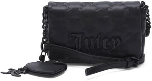 Juicy Couture Women’s Quilted Flap Crossbody Bag, Adjustable Shoulder Strap in Saudi Arabia
