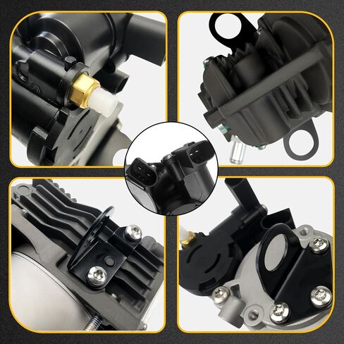 MILLISEC Air Suspension Compressor Pump Compatible with 2012-2016 Benz GL-Class GL350 GL450 GL550 and 2012-2015 Benz ML-Class ML350 ML550 Replaces# 1663200204, 1663200104 in Saudi Arabia