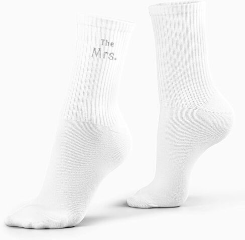 جوارب السيدة المطرزة بخيط فضي - هدايا الزوجة لعيد الحب، والذكرى السنوية، وعيد الميلاد، وأعياد الميلاد، وحفلات الزفاف، وحفلات الزفاف، وشهر العسل، وحفلات الزفاف، وما إلى ذلك (040) in Kuwait