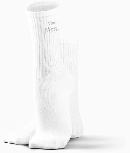 جوارب السيدة المطرزة بخيط فضي - هدايا الزوجة لعيد الحب، والذكرى السنوية، وعيد الميلاد، وأعياد الميلاد، وحفلات الزفاف، وحفلات الزفاف، وشهر العسل، وحفلات الزفاف، وما إلى ذلك (040) in Kuwait