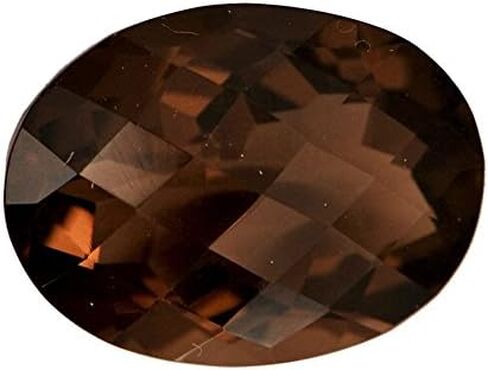 Natural Smoky Topaz Stone 3.25 Ratti (3 carats) Rashi Ratna Origional and Certified by GEMOLOGICAL LABORATORY OF INDIA (GLI) Dhunela Precious Gemstone Unheated and Untreated Gems for Astrological,, in Saudi Arabia