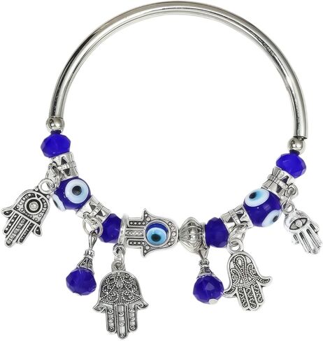 Evil Eye Bracelets For Women Greek Blue Eye Stretch Bracelets Wristband for Women Men Blessing Gifts in Kuwait