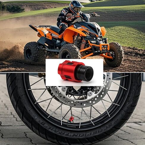 8 Pcs Red Valve Stem Caps Tire Valve Cap Car Tire Unique Shape Aluminum Alloy Wheel Valves Covers Universal Stem Covers Universal Vehicle Wheel Accessories for Car SUV Bike in Saudi Arabia
