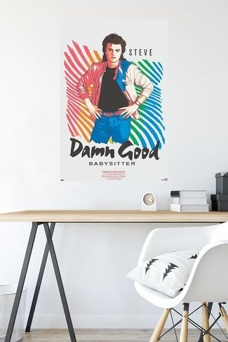 Trends International Netflix Stranger Things: Season 2-Babysitter Wall Poster, 22.375" x 34", Unframed Version for Living Room in Saudi Arabia