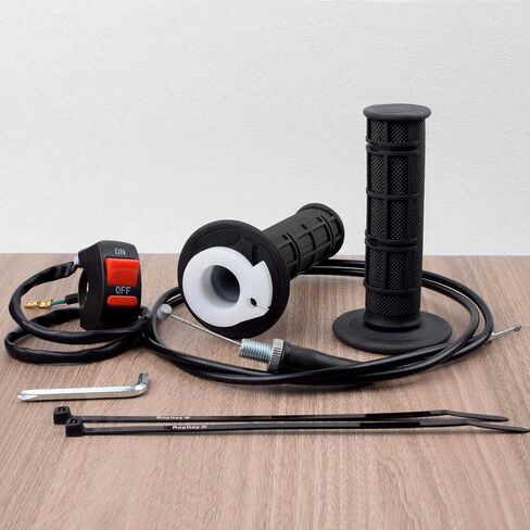 7/8" Twist Throttle Accelerator Handle Grips for Pit Bike Mini Bike Throttle Assembly,Soft TPR Rubber Handle Grips 4-Stroke Dirt Bike Pocket Bike for 50cc 90cc 110cc 125cc150cc 200cc 250cc in Kuwait