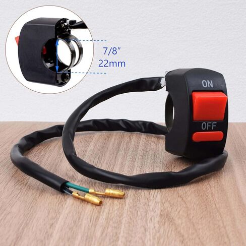 7/8" Twist Throttle Accelerator Handle Grips for Pit Bike Mini Bike Throttle Assembly,Soft TPR Rubber Handle Grips 4-Stroke Dirt Bike Pocket Bike for 50cc 90cc 110cc 125cc150cc 200cc 250cc in Kuwait