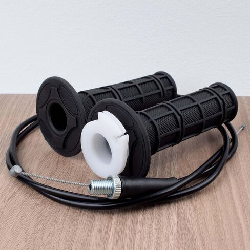 7/8" Twist Throttle Accelerator Handle Grips for Pit Bike Mini Bike Throttle Assembly,Soft TPR Rubber Handle Grips 4-Stroke Dirt Bike Pocket Bike for 50cc 90cc 110cc 125cc150cc 200cc 250cc in Kuwait