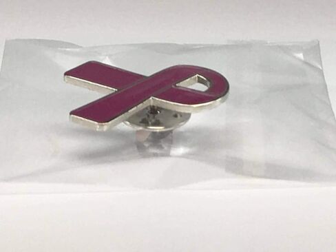 1 Brain Aneurysm Awareness Enamel Ribbon Pin With Clutch Clasp - Show Your Support For Brain Aneurysm Awareness in Saudi Arabia