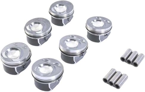 6PCS Engine Piston Rings Set Compatible with Q7 and Superb 3.6L VR6 FSI Engine (Part Numbers: 03H107065N, 03H198151B, 03H198151D) in Saudi Arabia