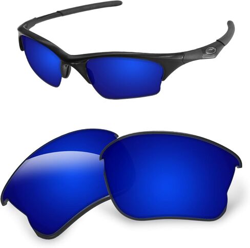 عدسات بديلة 1.6 مم متوافقة مع نظارات Oakley Half Jacket XLJ مقاس 63 مم، مضادة للخدش والصدمات in Kuwait