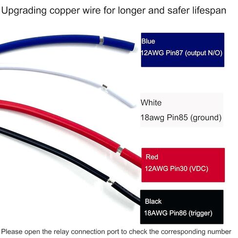 2 Pack JD1912 12V 40A Automotive 4-pin SPST Relay with Harness Receptacle (Interlocking Harness Receptacle Holder), for Automotive Truck Van Motorcycle Boat in Kuwait