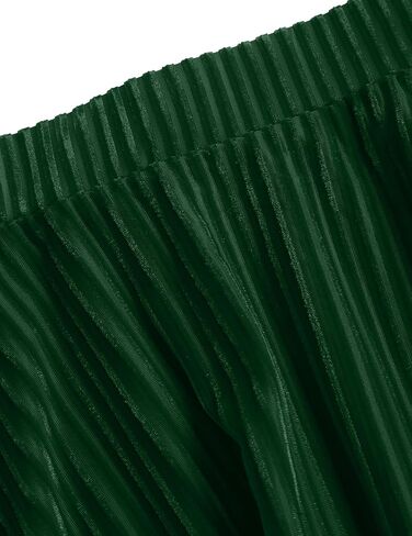 تنورة نسائية قصيرة عالية الخصر لعيد القديس باتريك، تنانير مخملية مع شورت تنورة صيفية كاجوال 2026 أخضر L in Kuwait