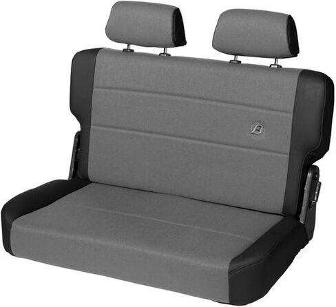 Bestop 3944109 Charcoal Trailmax II Rear Fold-N-Tumble Rear Seat - Jeep 1955-1995 CJ5 , CJ7 & Wrangler in Saudi Arabia