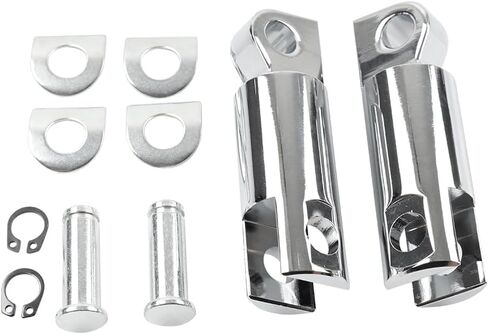 أوتاد قدم Bacar تدعم مجموعة تثبيت Footpeg الخارجية، مشبك أقدام متوهجة، دعامات تمديد Clevis من الألومنيوم لهارلي للرياضي من أجل Softail Dyna للتجول، زوج واحد in Saudi Arabia