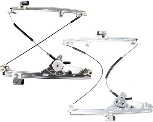 Garage-Pro Manual Window Regulator Replacement for Chevrolet Silverado 1500 1999-2006/2500 HD 2001-2006 GMC Sierra 1500 Tahoe/Suburban 1500 2000-2006 Front Left & Right Replace# 15871125, 15871124 in Saudi Arabia