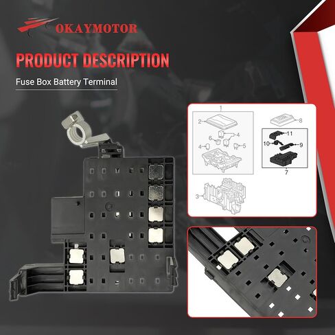 Fuse Box Battery Terminal for 2017-2019 GMC Sierra 1500 2500 3500 Chevrolet Silverado 84354721 84095551 84460795 in Saudi Arabia