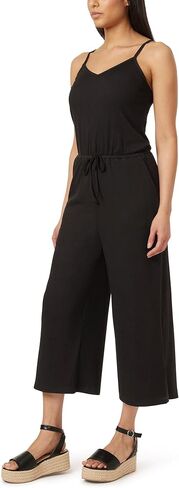 WallFlower Women's Becca Yummy Rib Retro Crop Jumpsuit in Saudi Arabia