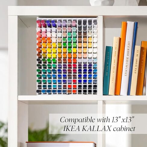 Art Marker Storage Rack for 180 Markers, Watercolour Brushes Pens Colored Pencils Organizer Holder for Desk in Saudi Arabia