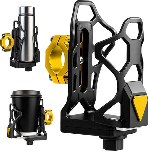 Motorcycle ATV Cup Holder，Bike Cup Holder，Adjustable Drink Holder for ，（Suitable for 2.48“-4.13" Water Bottle） Universal for Motorcycles, Bicycles, wheelchairs, Strollers, Tractors, Ships Red in Saudi Arabia