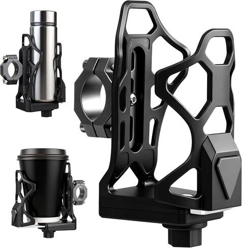Motorcycle ATV Cup Holder，Bike Cup Holder，Adjustable Drink Holder for ，（Suitable for 2.48“-4.13" Water Bottle） Universal for Motorcycles, Bicycles, wheelchairs, Strollers, Tractors, Ships Red in Saudi Arabia