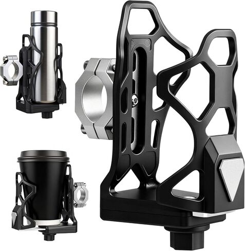 Motorcycle ATV Cup Holder，Bike Cup Holder，Adjustable Drink Holder for ，（Suitable for 2.48“-4.13" Water Bottle） Universal for Motorcycles, Bicycles, wheelchairs, Strollers, Tractors, Ships Red in Saudi Arabia