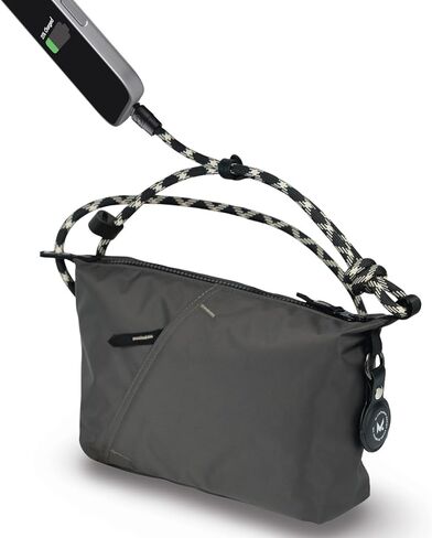 حقيبة كروس بريستول للنساء والرجال، حمالة سفر صغيرة مع حزام كابل شحن USB-C مدمج، تصميم مضاد للسرقة in Kuwait