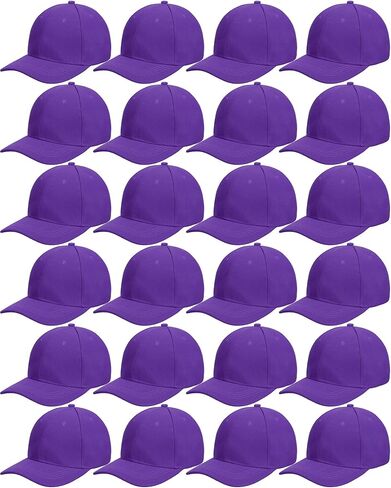 Handepo 24 Pcs Blank Baseball Cap Adjustable Back Strap Plain Blank Camouflage Hat Unisex Baseball Cap for Trucker Men Women in Saudi Arabia
