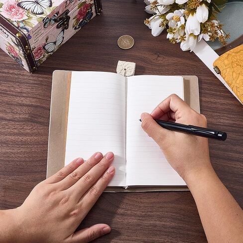 CALFOVERA A6 3D PU Leather Lace Textured Journal Notebook for Women Flower Embossed Carving Refillable Writing Notebooks with 3 Style Paper Inside 96 Page Pamphlet Daily Planner Bound Sketchbook in Saudi Arabia