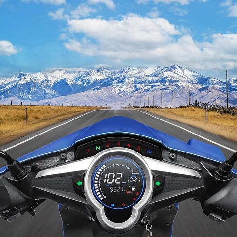 Dashboard Gauge Motorcycle Odometer Tachometer Digital Meter Tachometer Fuel Level for LC135 V2 V3 V4 V5 V6 in Saudi Arabia