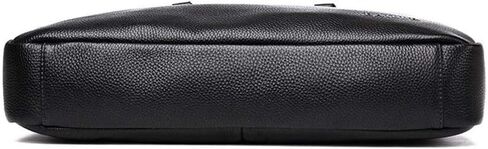 حقيبة كمبيوتر محمول محمولة، حقائب سفر للأعمال، حقيبة يد جلدية بسيطة للرجال باللون الأسود، حقيبة رسول للرجال (بني) in Kuwait