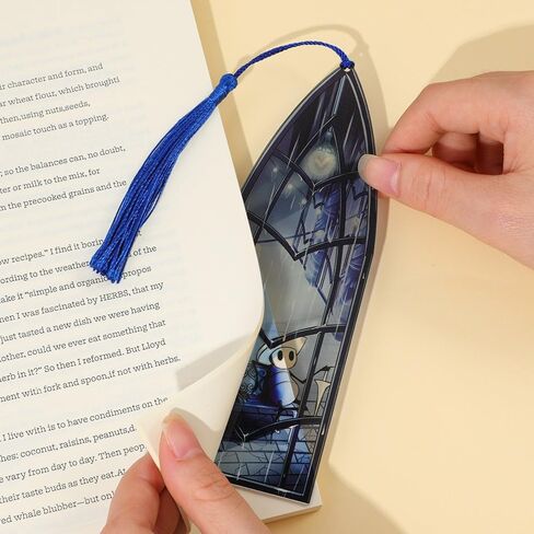 Hollow Knight Merch - Anime Manga Bookmark Set, Acrylic Bookmarks Gaming Bookmark Gift for Fans, Bookworms Anime Manga Lovers(3PC) in Kuwait